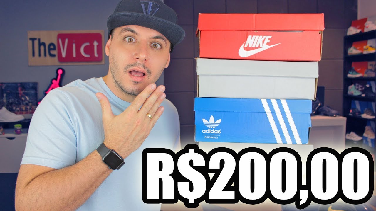 T&ecirc;nis at&eacute; R$200,00 Original e barato da Nike e Adidas