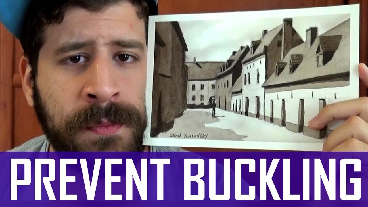 Prevent Your Paper from Buckling | Watercolor Painting