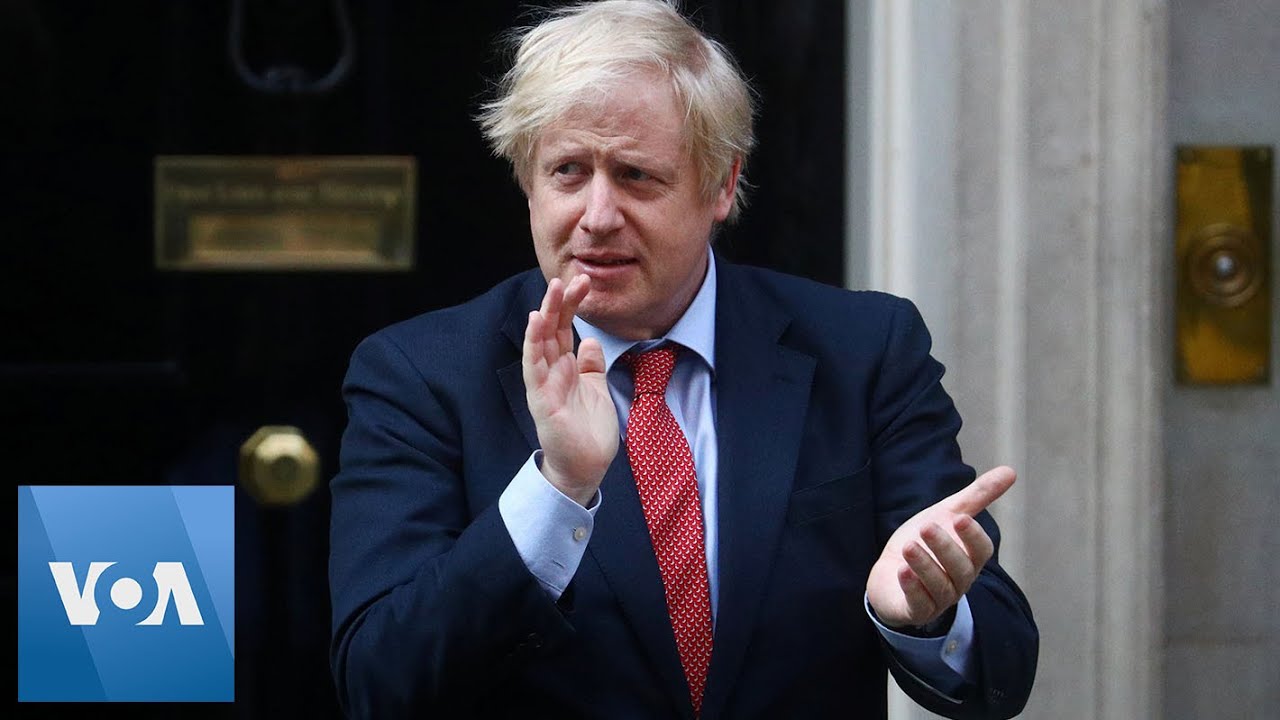 British PM Boris Johnson Leads Weekly 'Clap for Carers' Tribute