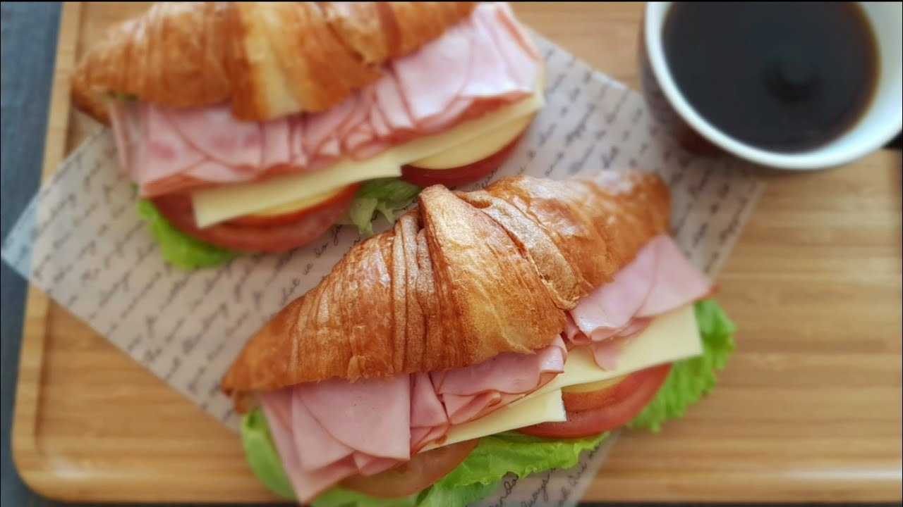 🥐크루아상 샌드위치 / 쉬워요 Croissant sandwich