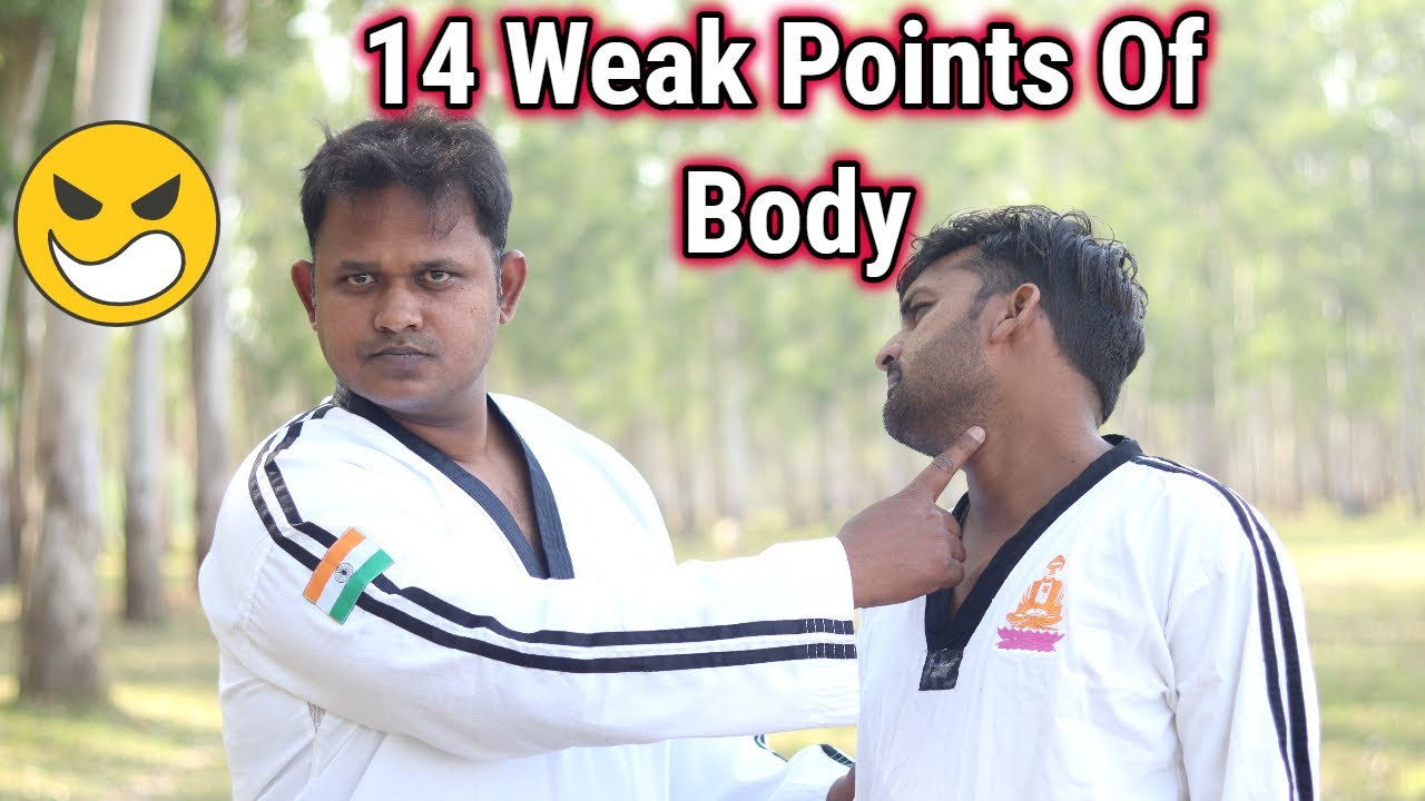 14 Weak Points Of Body Self Defense Techniques