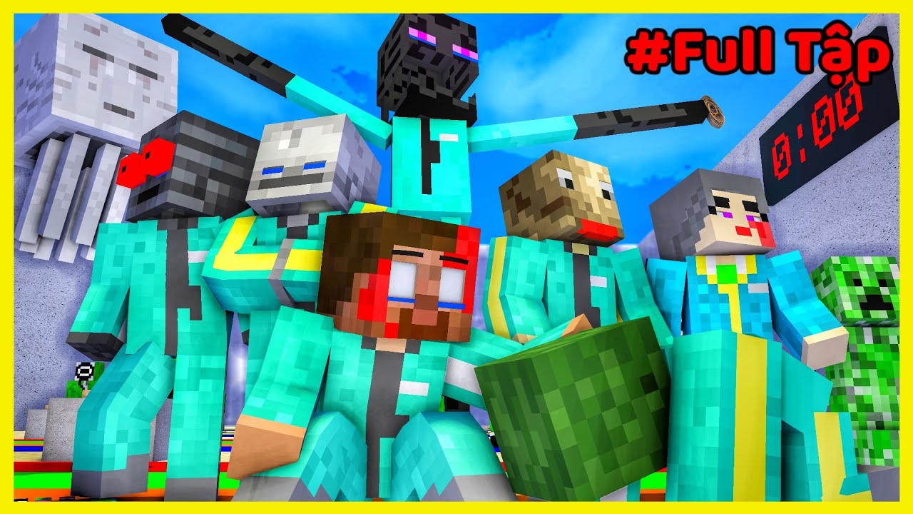 [ Lớp Học Quái Vật ] TRÒ CHƠI CON MÈO (#Full Tập) | Minecraft Animation