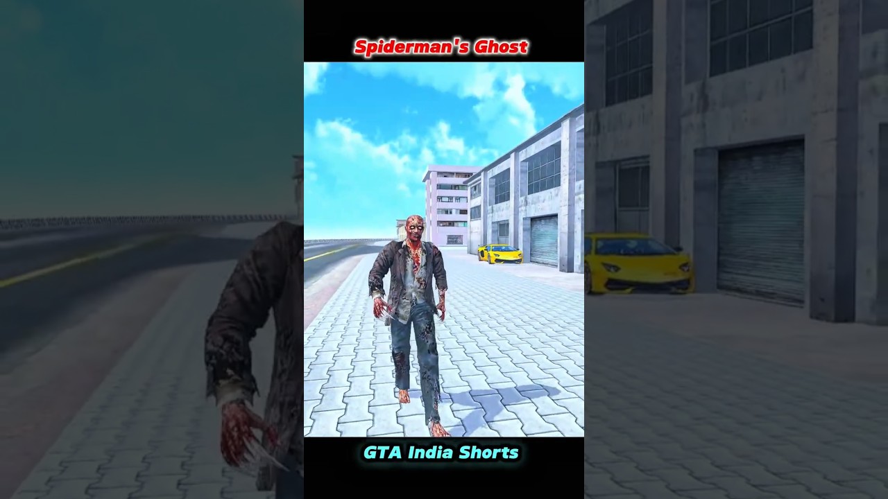 Superman Ghost Scare 😱 | Spiderman FRIGHTENED to DEATH 💀 in Indian Theft Auto! 🔥 | #shorts #gta