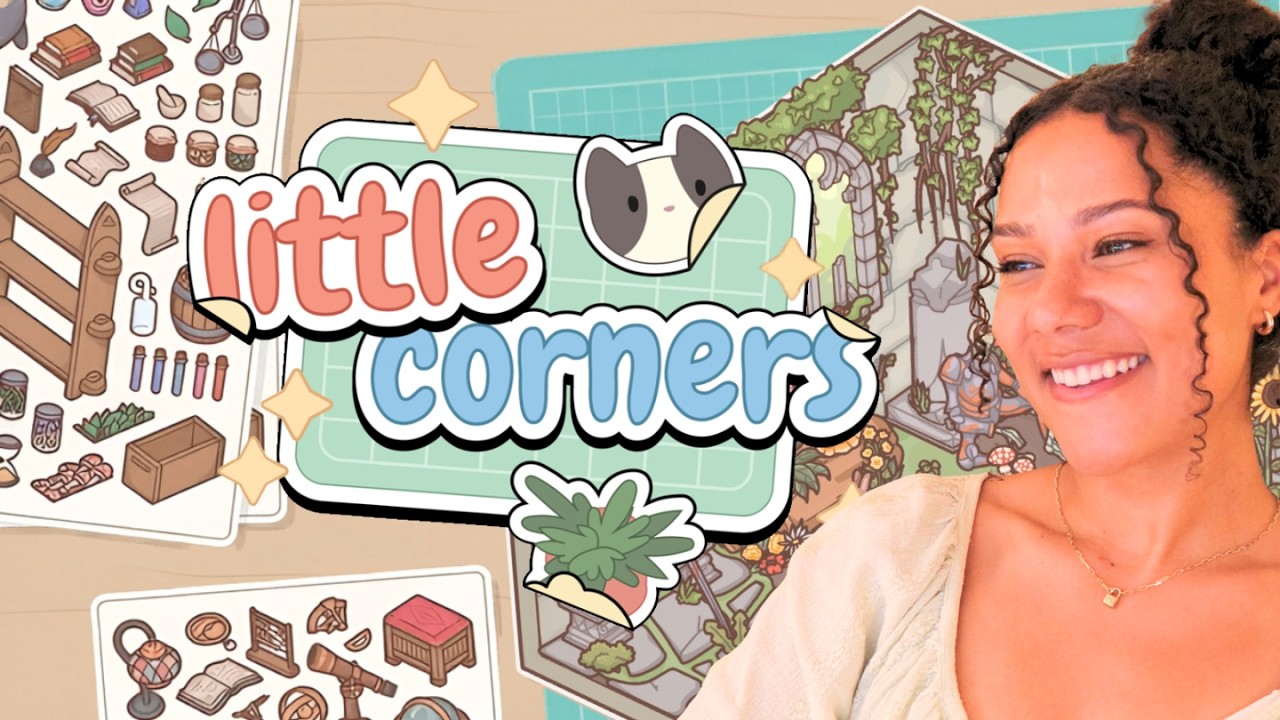 decorating a cozy sticker book!🕯️ Little Corners
