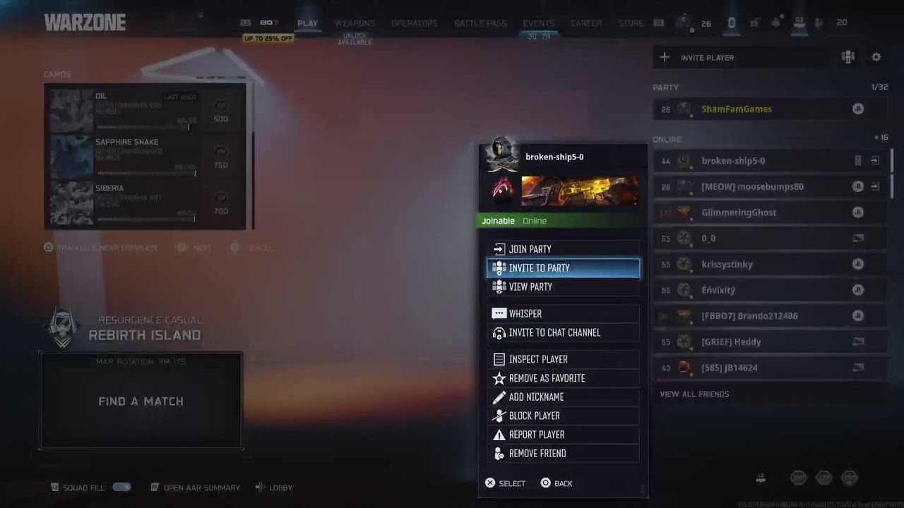 Few Grind Games  #LIVE #WARZONE
