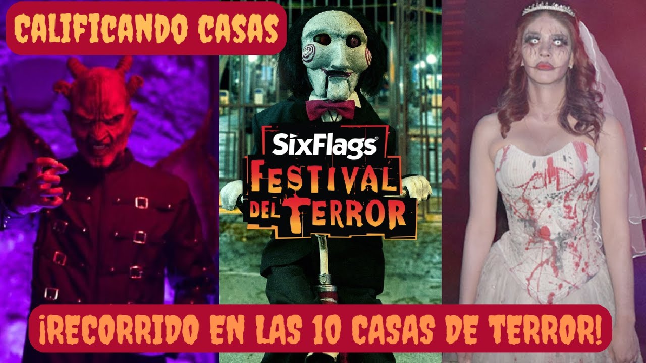 ¡Recorre las 10 Casas de Festival del Terror 2023 de Six Flags México!