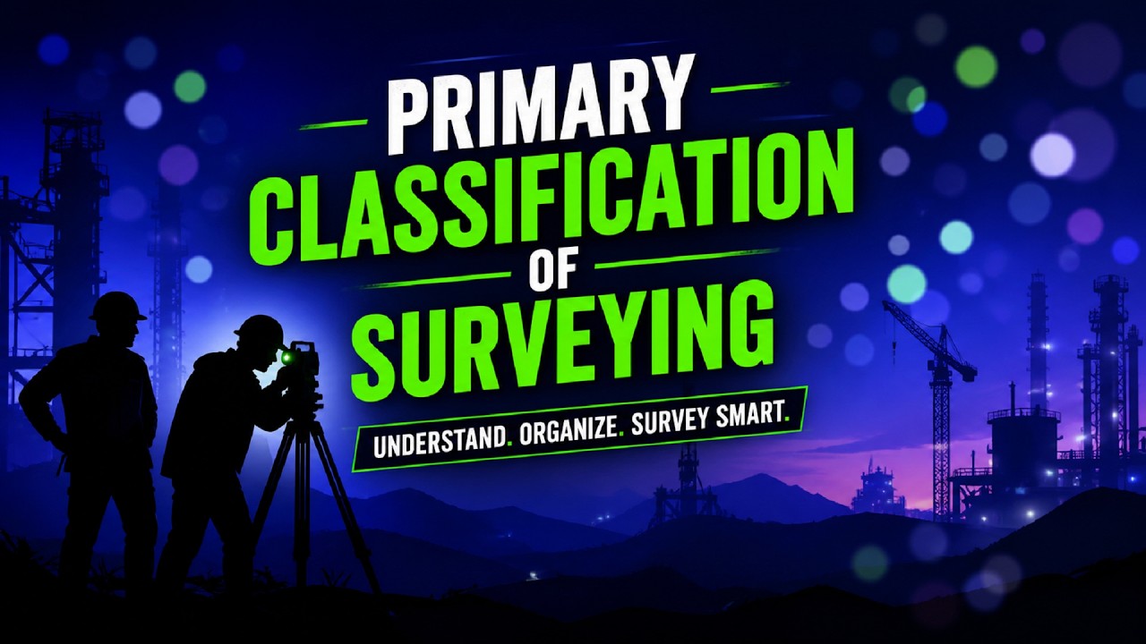 Classification of Surveying // Plane Surveying // Geodetic Surveying //