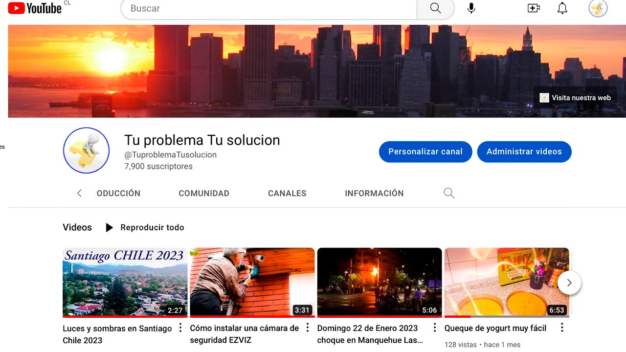 Canal de YouTube &ldquo;Tu problema Tu soluci&oacute;n&ldquo;