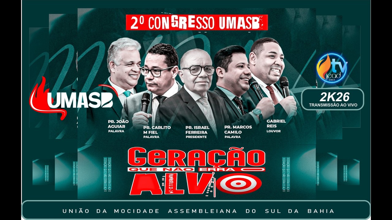 2ª Congresso da UMASB 2026  - (Ao - vivo)  14/02/2026