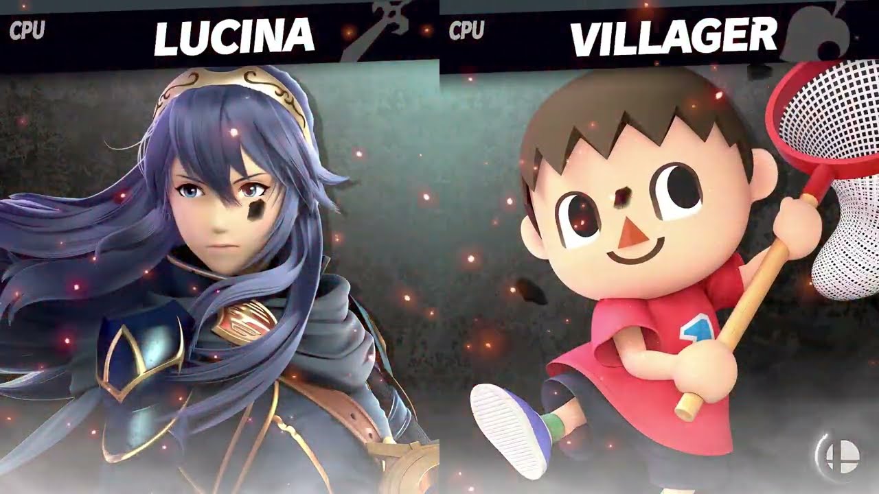 Smash Ultimate EX Lucina VS Villager