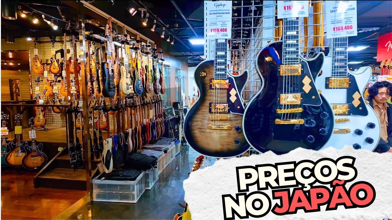 PREÇOS DE GUITARRAS E PEDAIS NO JAPÃO