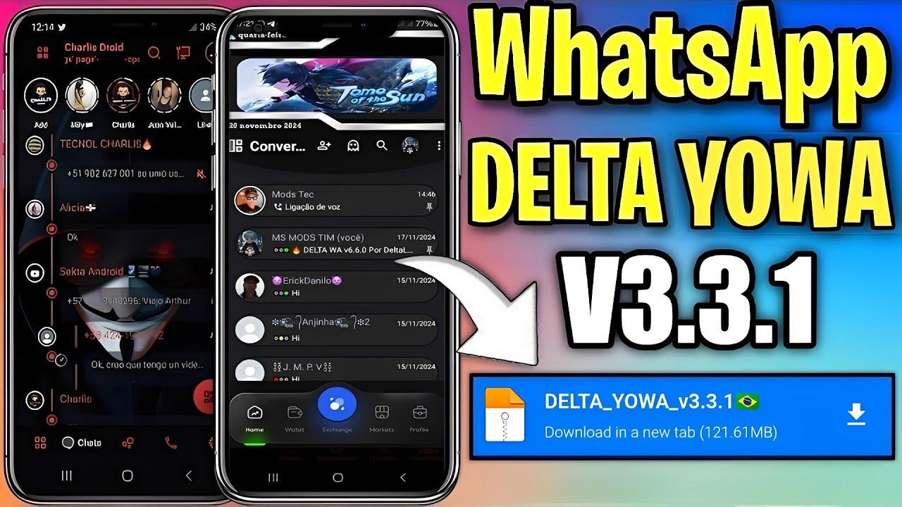 SAIU! NOVA ATUALIZA&Ccedil;&Atilde;O DELTA WHATSAPP VERS&Atilde;O 3.3.1 FUNCIONANDO N&Uacute;MERO DIRETO✅ COM NOVAS FUN&Ccedil;&Otilde;ES!🎉