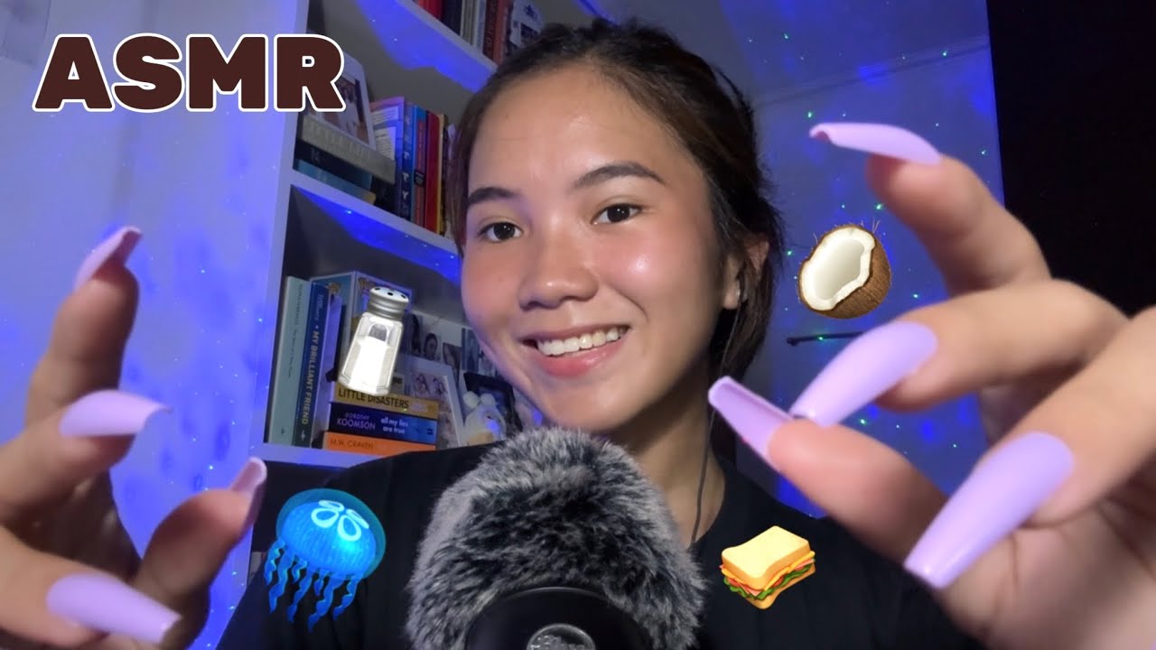 ASMR | Famous VISUAL Triggers and Mouth Sounds | Jellyfish, Coconut Rain, PB&J, Salt & Pepper