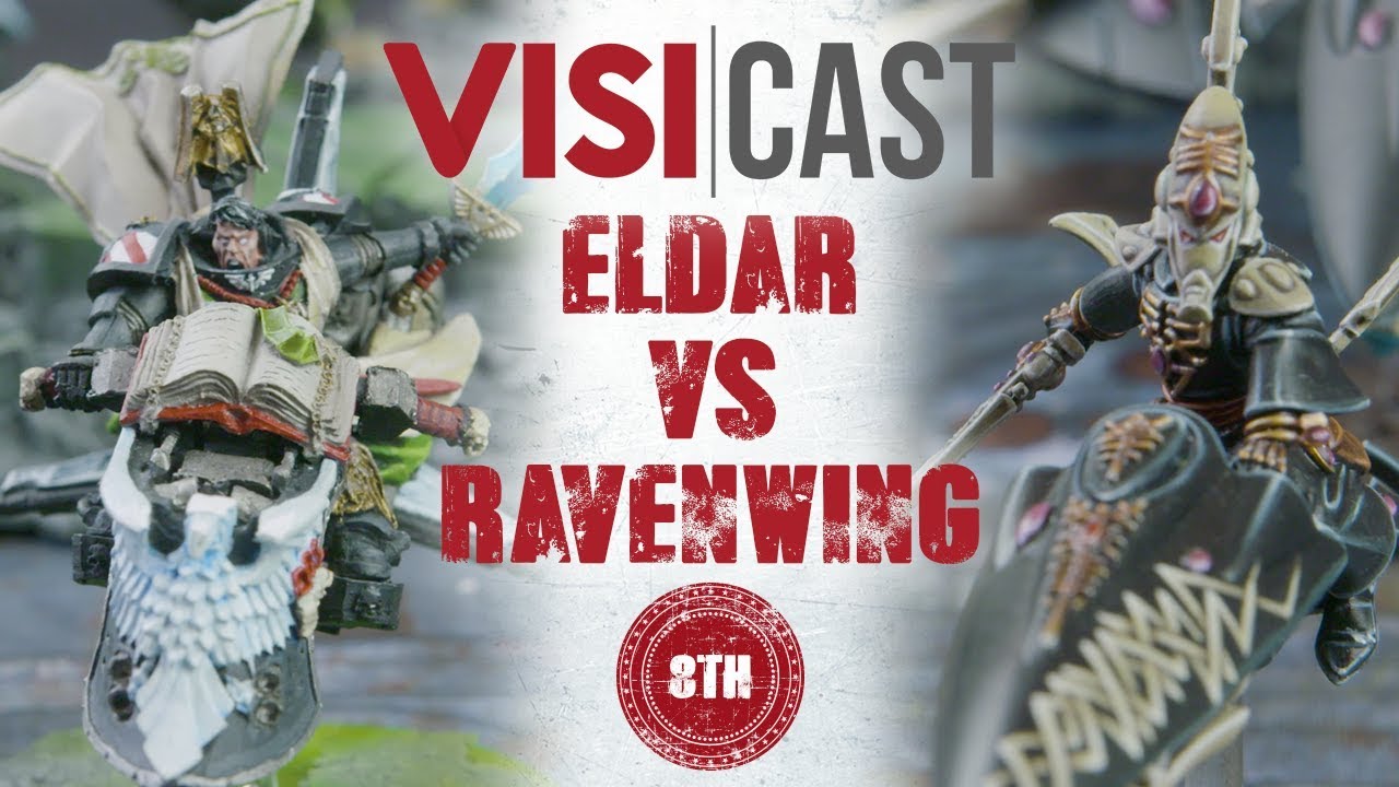 Warhammer 40k: 8th Edition Battle Report | Eldar vs Ravenwing