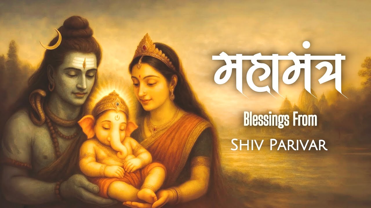Shiv Parvati Ganesh Mantra | Shiv Parivar | Aradhaka era | #shiv #bhaktivibes #bhajan 