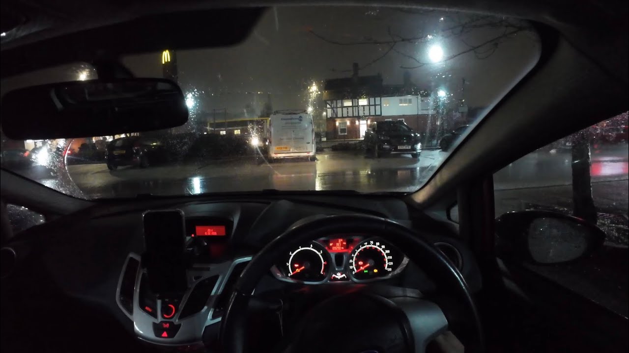 Evening Drive Home After Gym | UK POV 
