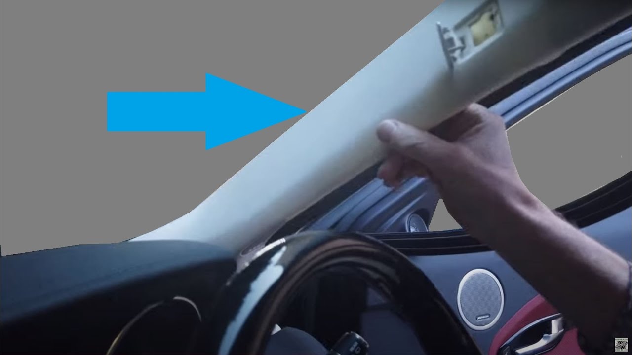 How to remove Range Rover Evoque A Pillar internal windscreen trim panel