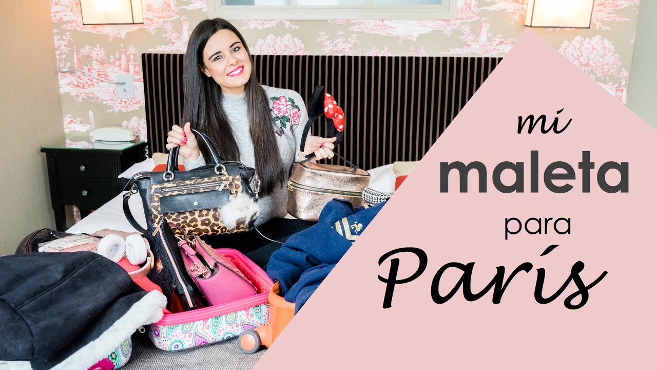 Qué llevo en mi maleta para París y en mi bolso