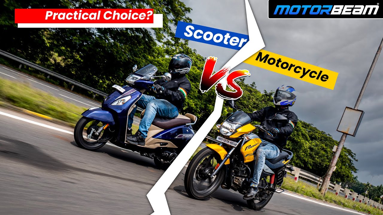 Scooter vs Motorcycle - What Is More Practical? - 5 Tests | MotorBeam