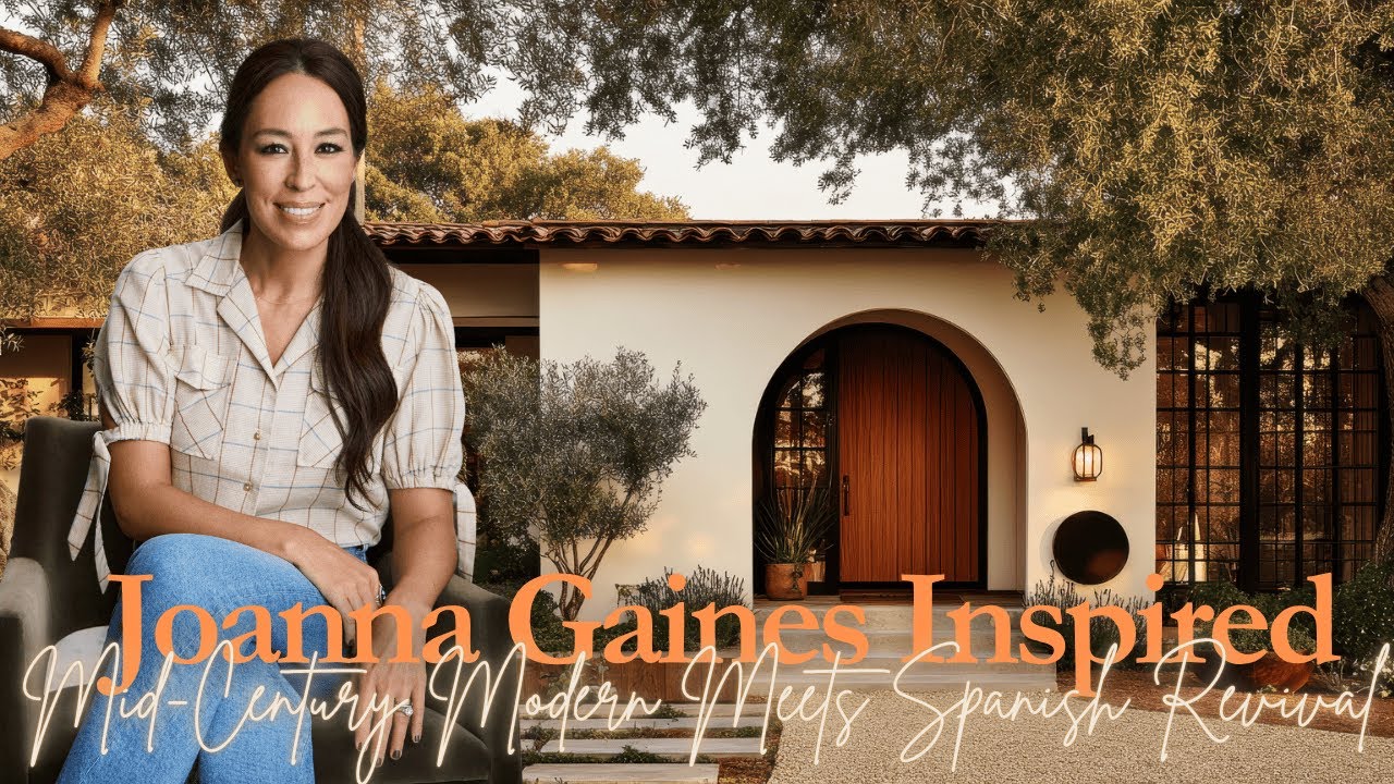 Joanna Gaines Inspired : Mid-Century Modern Meets Spanish Revival | Autumn Theme One of Fav. Project