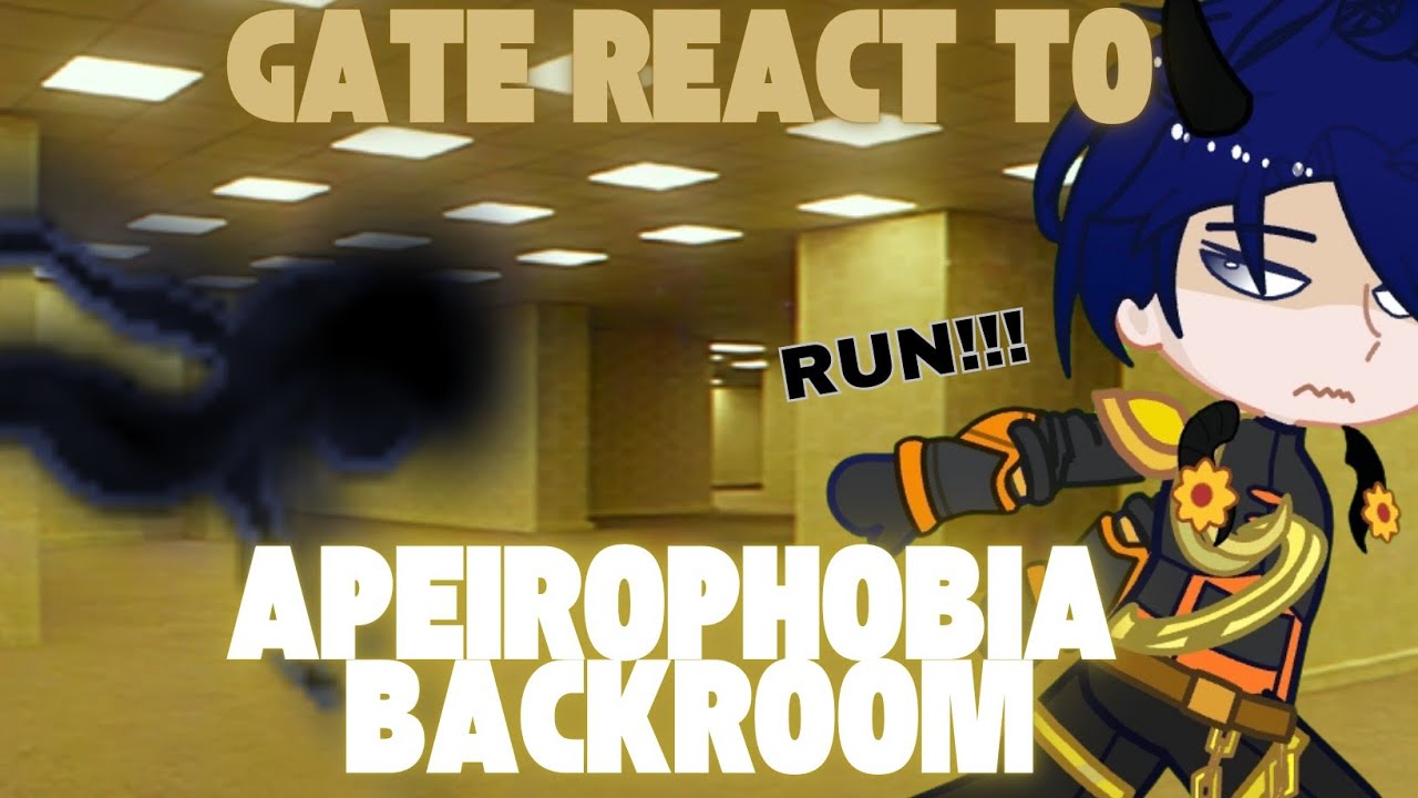Gate React To TANKFISH Apeirophobia Roblox Backroom Experience