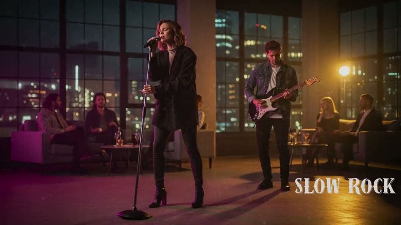 🌧️ Slow Rock Rain Atmosphere – Moody Guitar Music for Relaxing Time