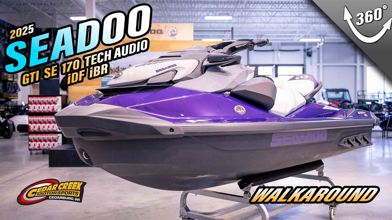 Walkaround | 2025 Sea-Doo GTI™ SE 170 Tech, Audio, iDF, iBR