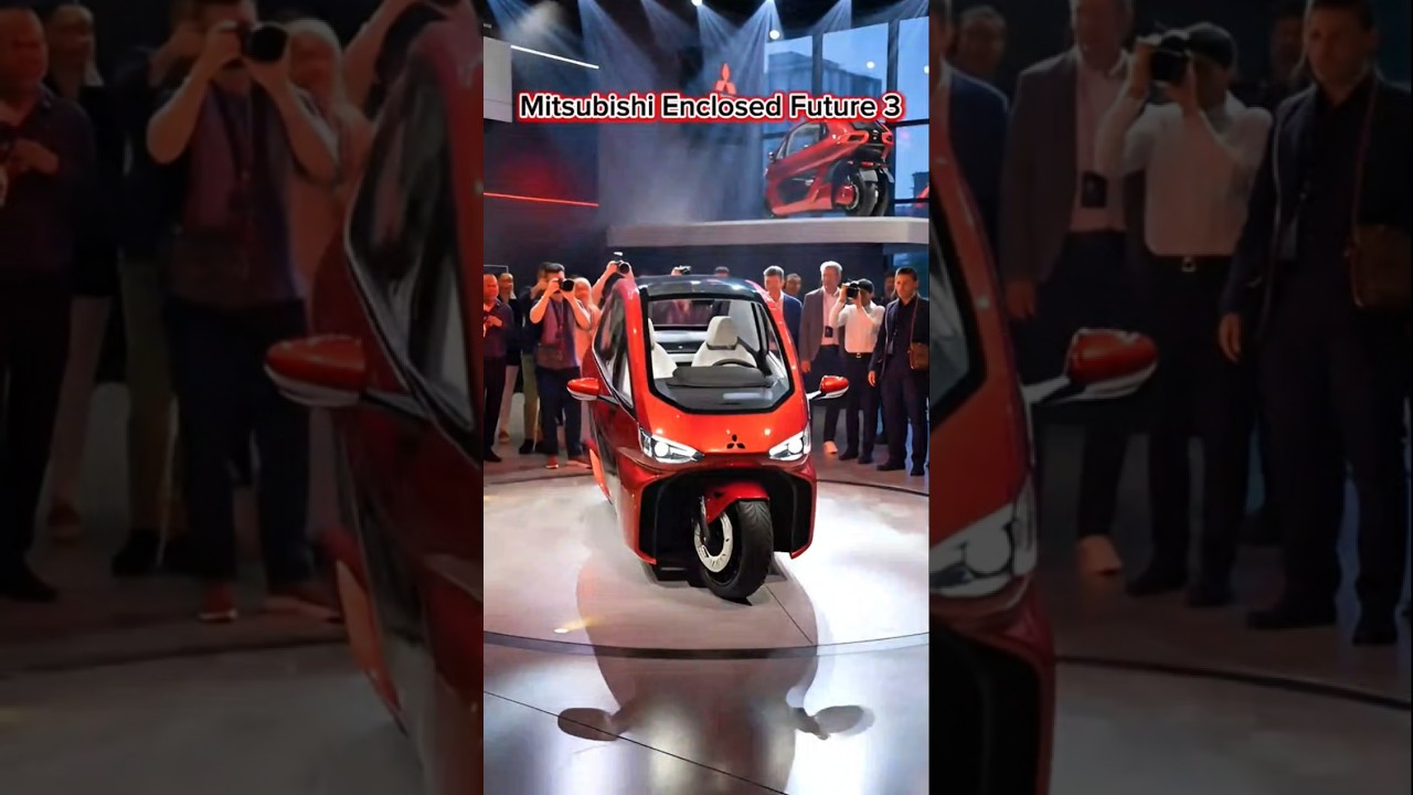 2026 Mitsubishi Enclosed Trike 😱 The Future 3-Wheel Cabin Bike Is INSANE! Futuristic Mobility