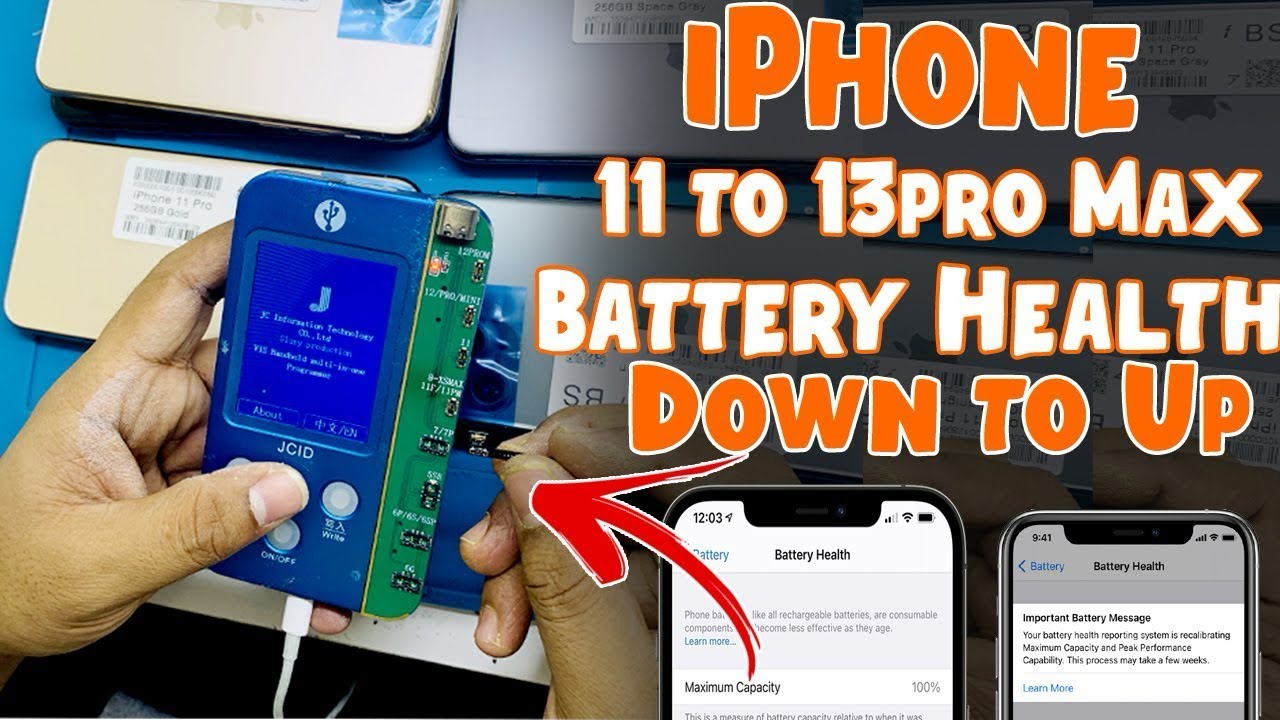 iphone 13 pro max battery health boost How to Use JCID Programmer | Iphone all battery Boost