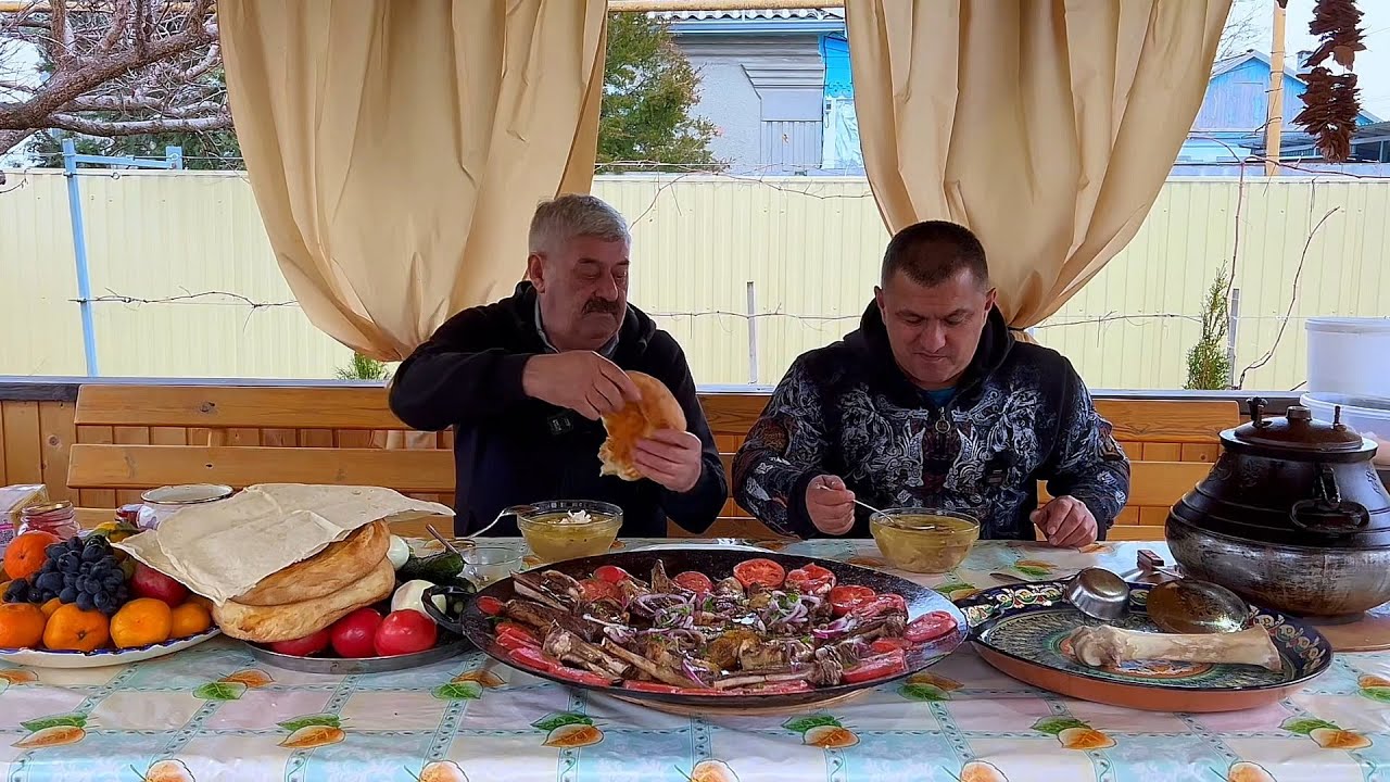 САДЖ КЕБАБ. ХАШ в КАЗАНЕ. МЯСО в ТАНДЫРЕ. Делаем по 50 грамм!