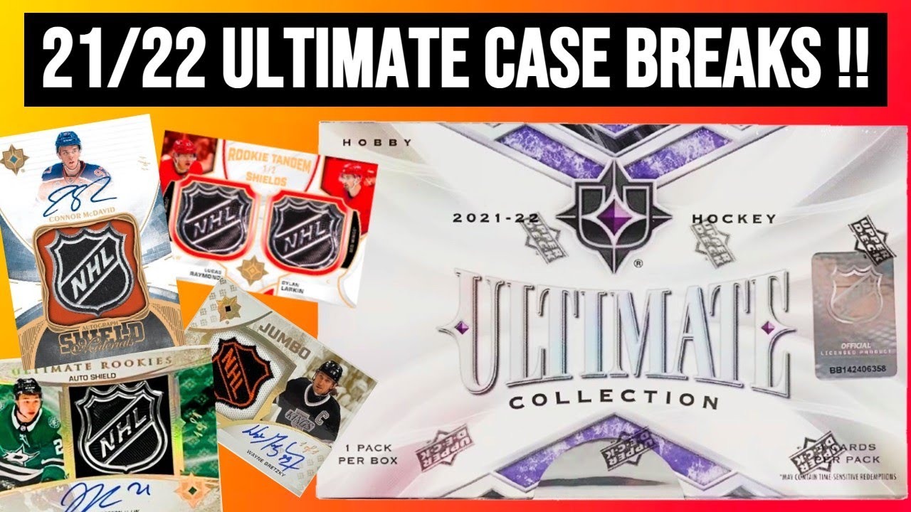 $1,000+ SHIELD BOUNTY !! 2021-22 Upper Deck Ultimate Collection Hockey CASE BREAKS! 🔥