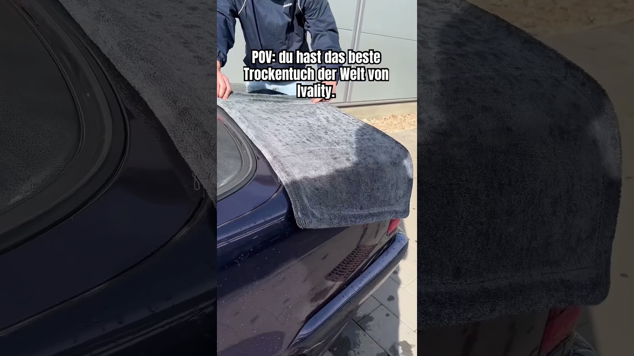 Das beste Trockentuch der Welt von Ivality!! Checkt es aus! #ivality #automobile #carcleaning #viral