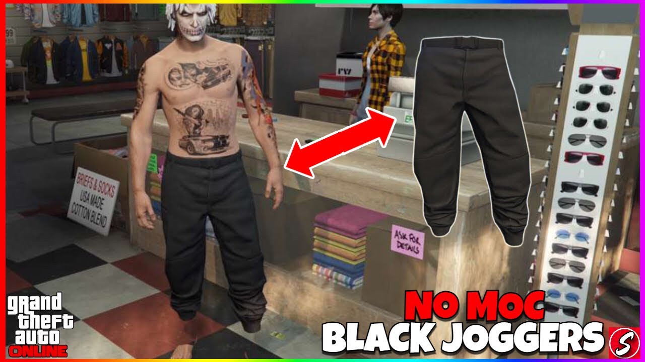 *NO MOC* How To Get BLACK JOGGERS Without Needing An MOC! (GTA 5 ONLINE)