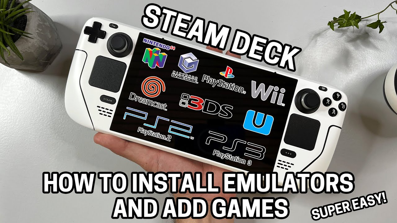 Steam Deck - How To Setup And Install Emulators And Games *EASY WAY*