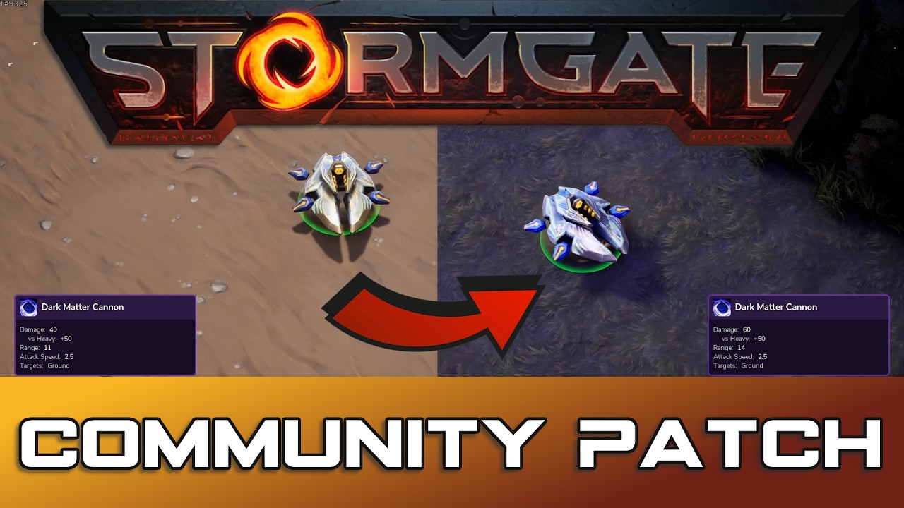 Every Balance Change In The Stormgate Community Patch