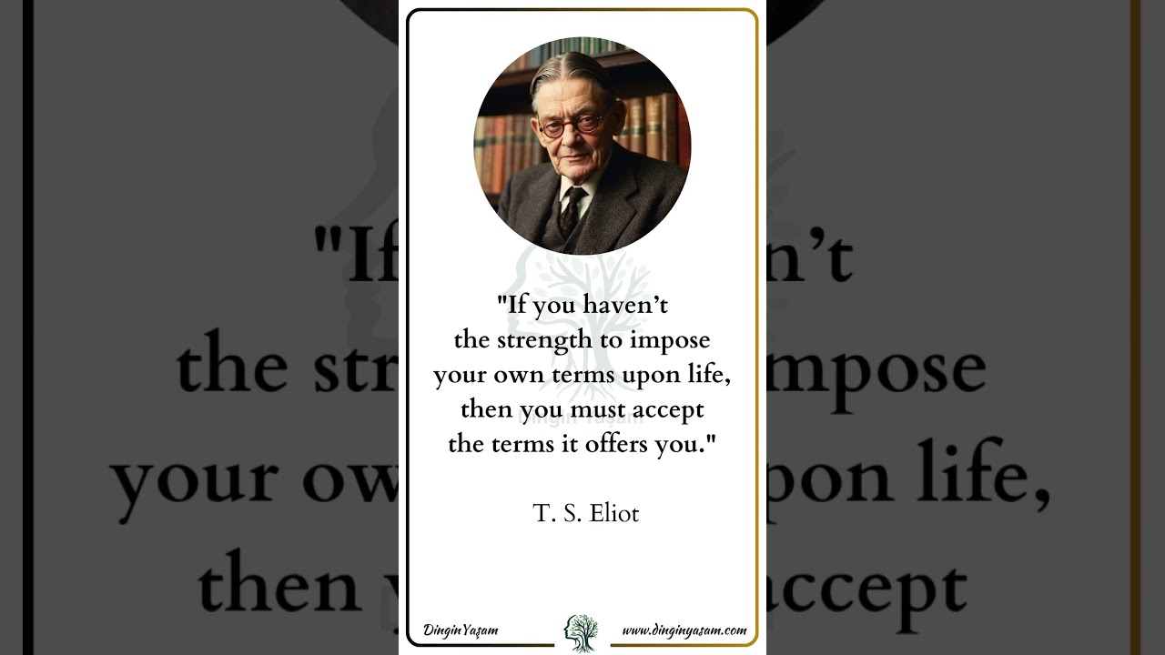 If You Don’t Use Your Rules..? | T.S.Eliot | Dinginyasam.com 