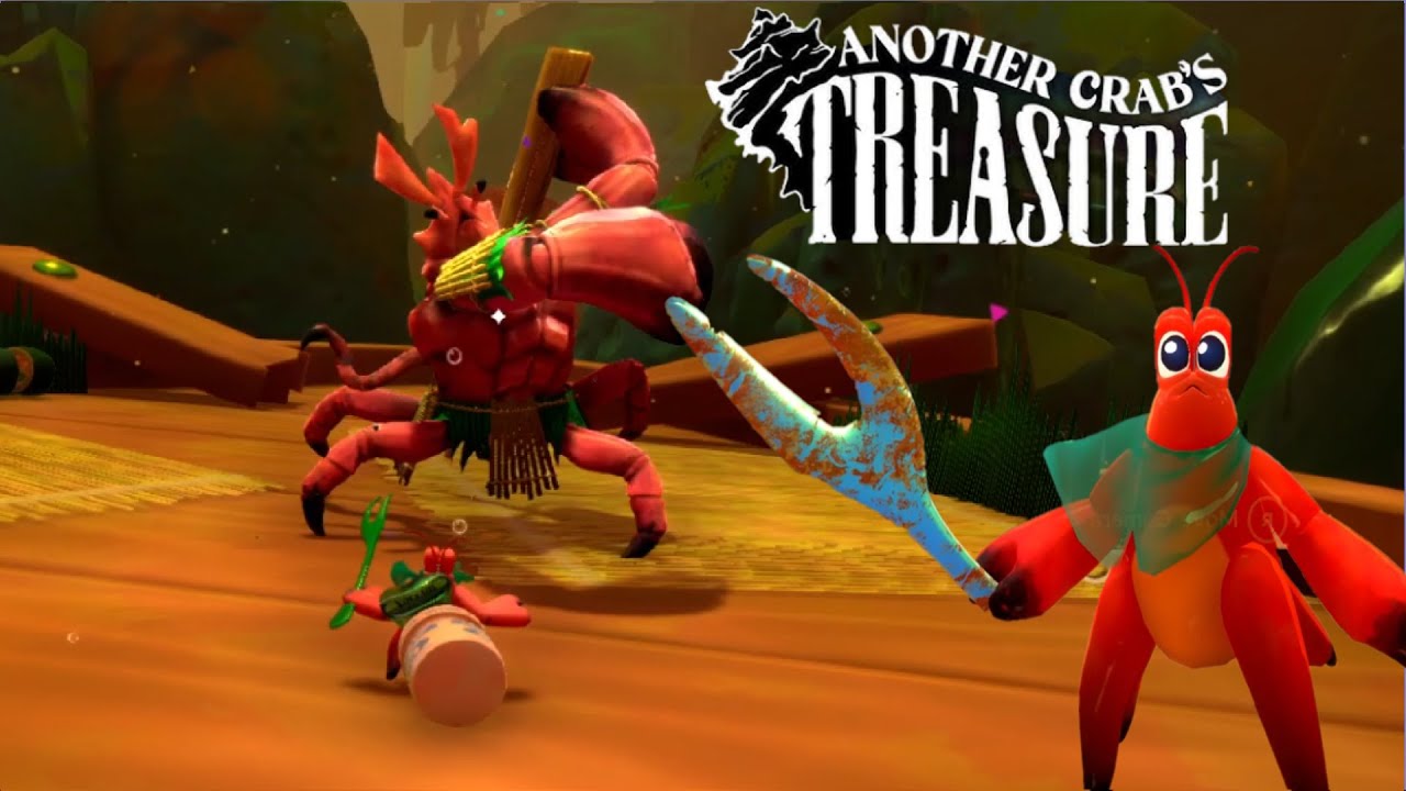 Another Crab's Treasure All Demo Bosses Gameplay - Crab Souls-like with Exploration & Parry Mechanic