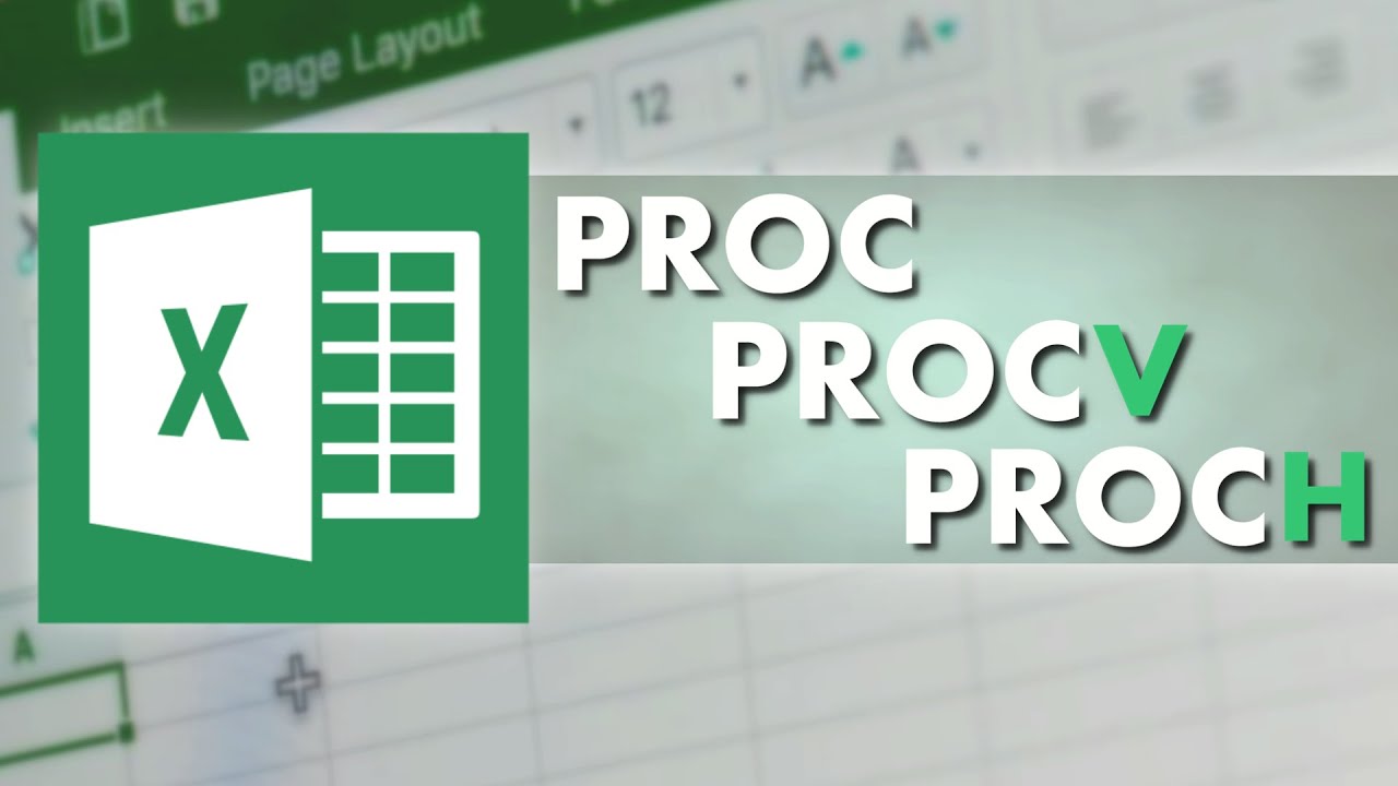 Curso de Excel - Função Proc, Proch e Procv