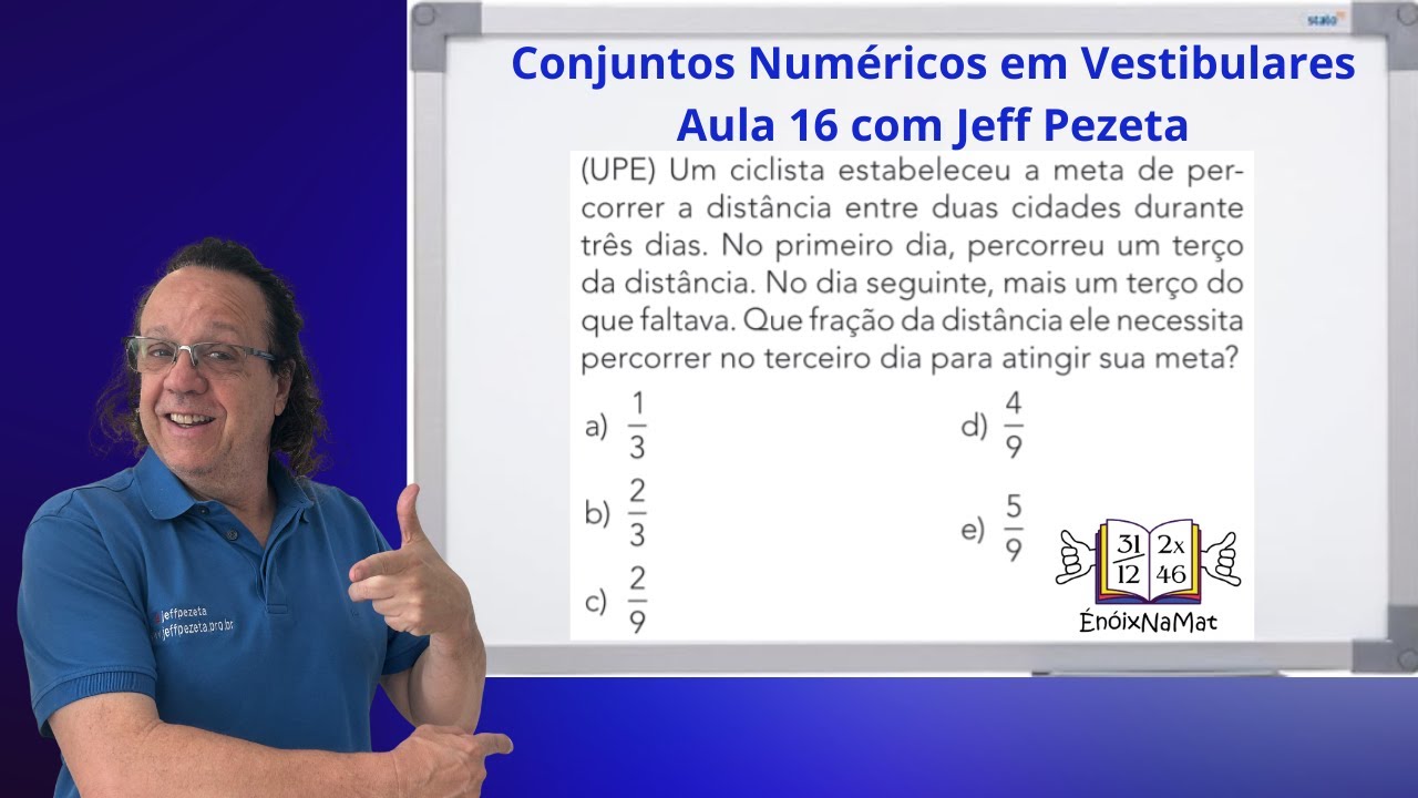 Conjuntos Numericos em Vestibulares Aula 16 com Jeff Pezeta