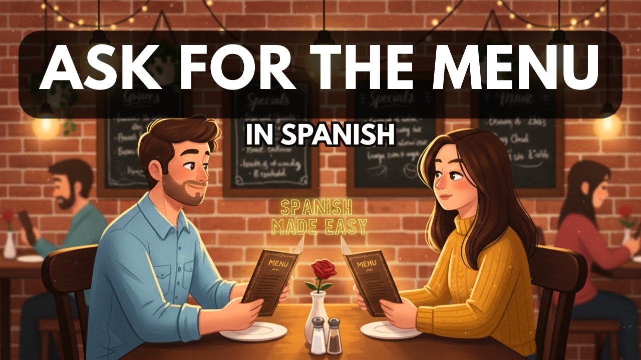 Speaking Spanish at a Restaurant | Beginner Listening Practice