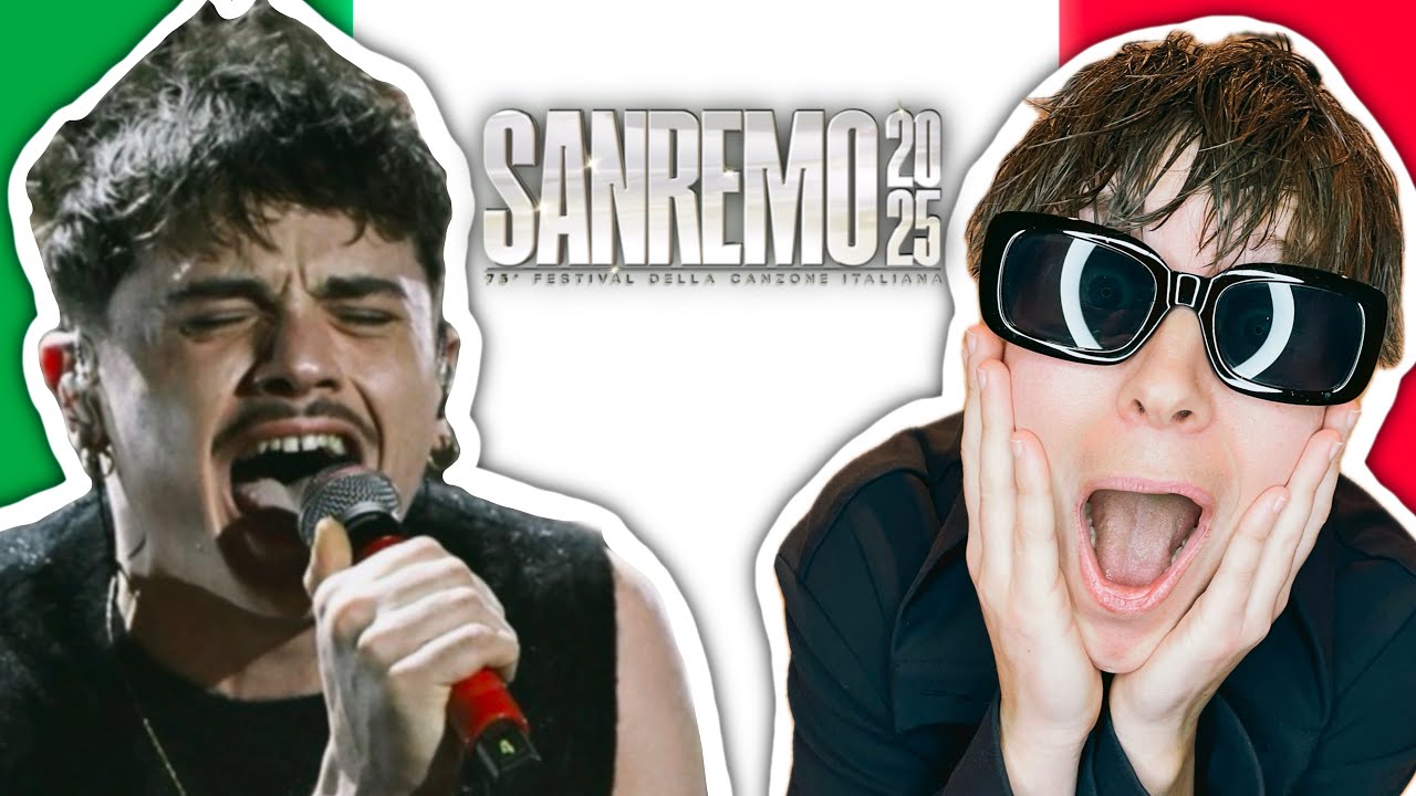 OLLY - BALORDA NOSTALGIA REACTION // SANREMO 2025 LIVE PERFORMANCE 🇮🇹 // EUROVISION ITALY