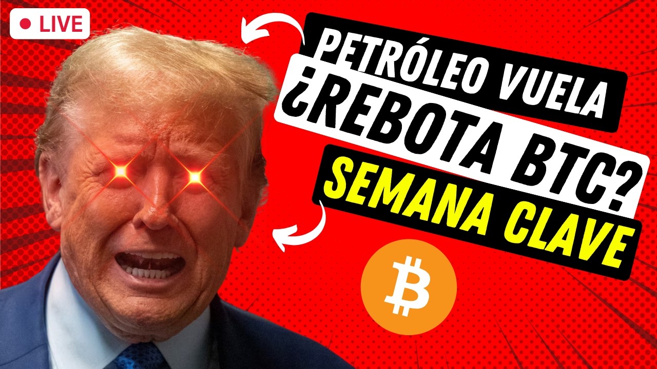🔴 EN VIVO: Análisis de Bitcoin y Oro HOY ➤ Guerra de Irán provocará GRAN CRISIS