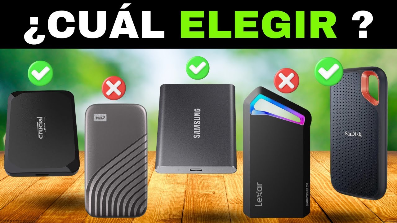 ✅ Mejores Discos Duros Externos SSD [2026] 💾 [Calidad-Precio] para Juegos, Mac, Vídeo, iPhone, USB-C
