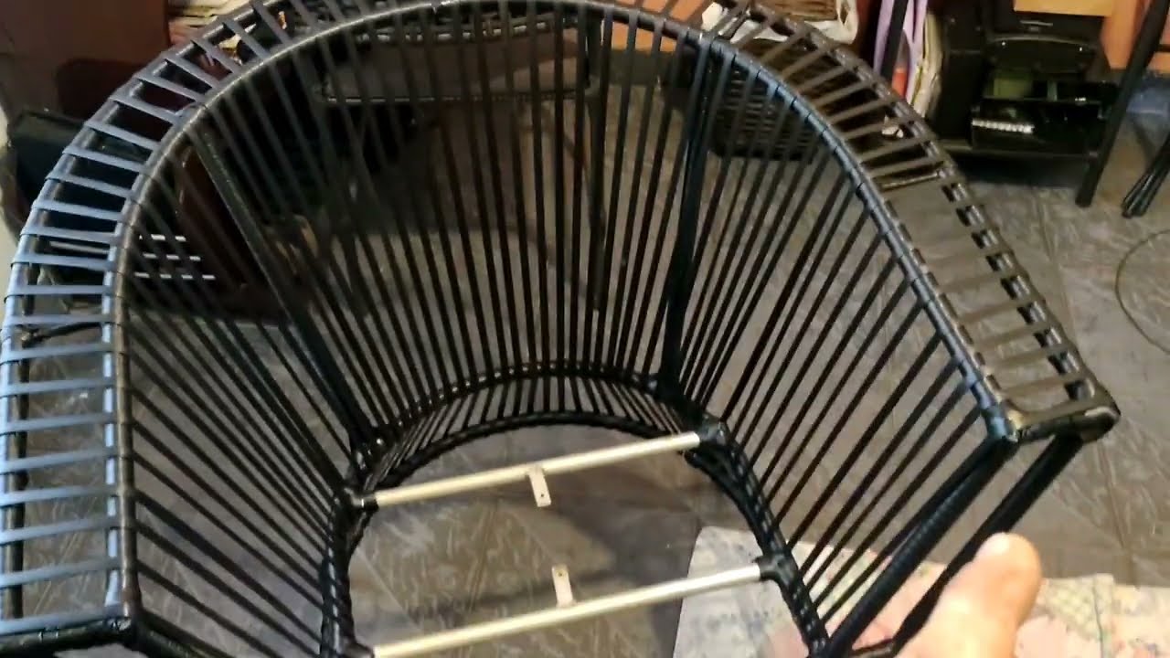 reforma de poltrona com junco sintético ( fibra)