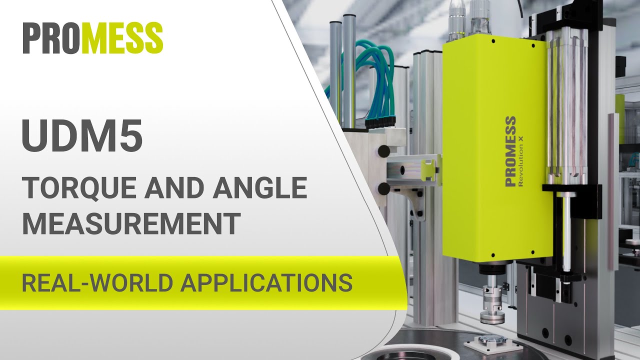 PROMESS Torque Modules for your industrial application – Measuring, testing, adjusting.