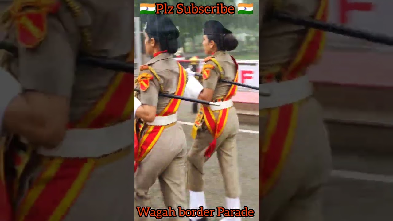 Wagah Attari Border Mahila Parade Video August 4,  2023 🇮🇳🔥💥