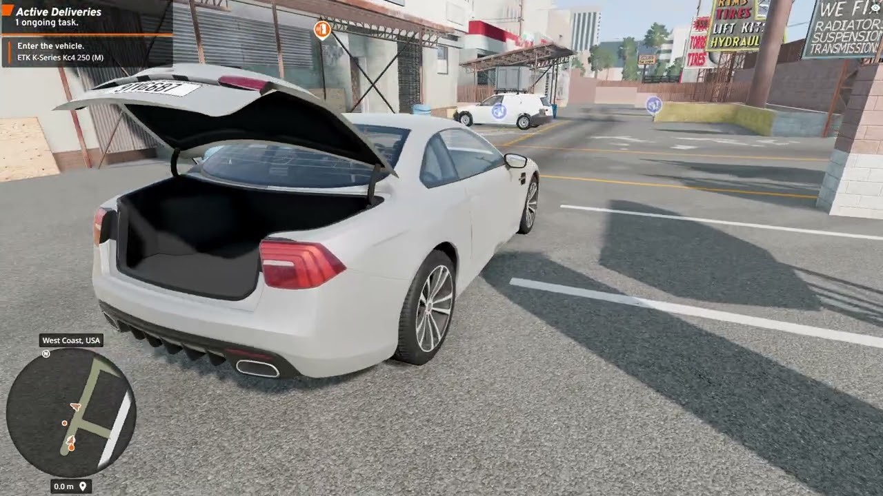 The first start of the project car! | BeamNG RLS Career Mode #7