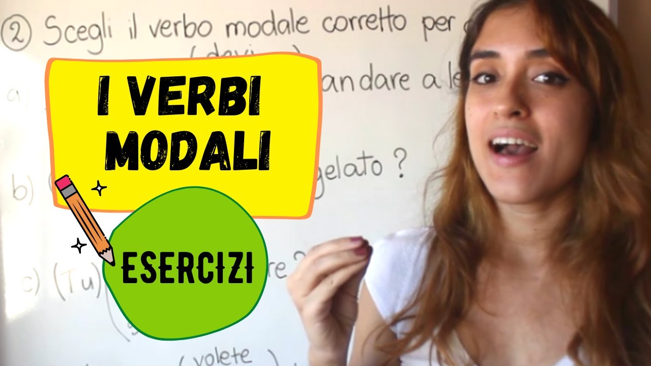 Exercícios sobre os verbos MODAIS (volere, potere, ...)
