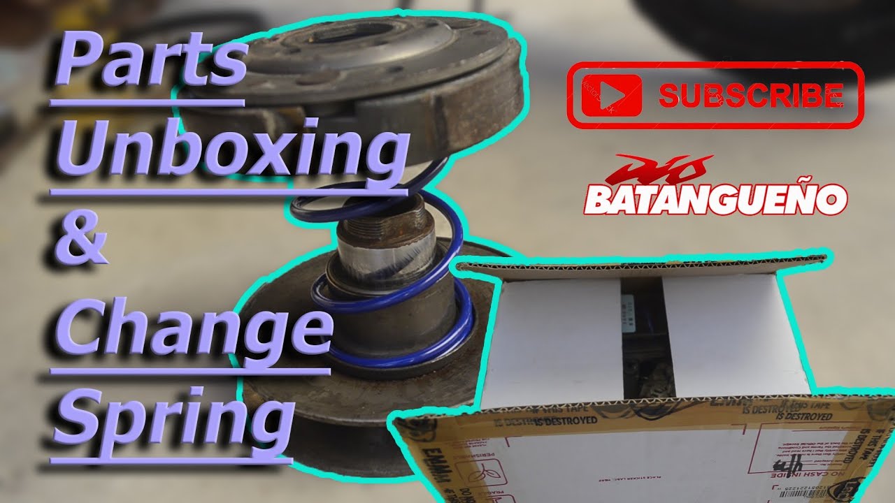 Parts Unboxing & Center Spring Change
