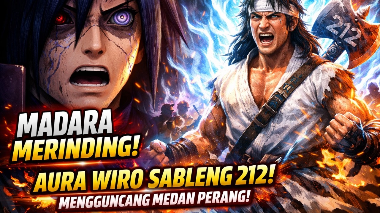 Madara Uchiha Merinding! Saat Aura Wiro Sableng 212 Mengguncang Medan Perang